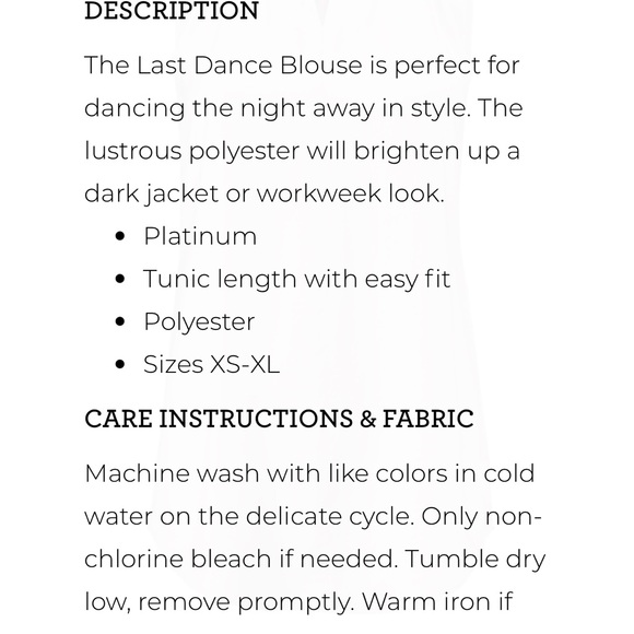 CAbi Last Chance Blouse - Picture 4 of 4